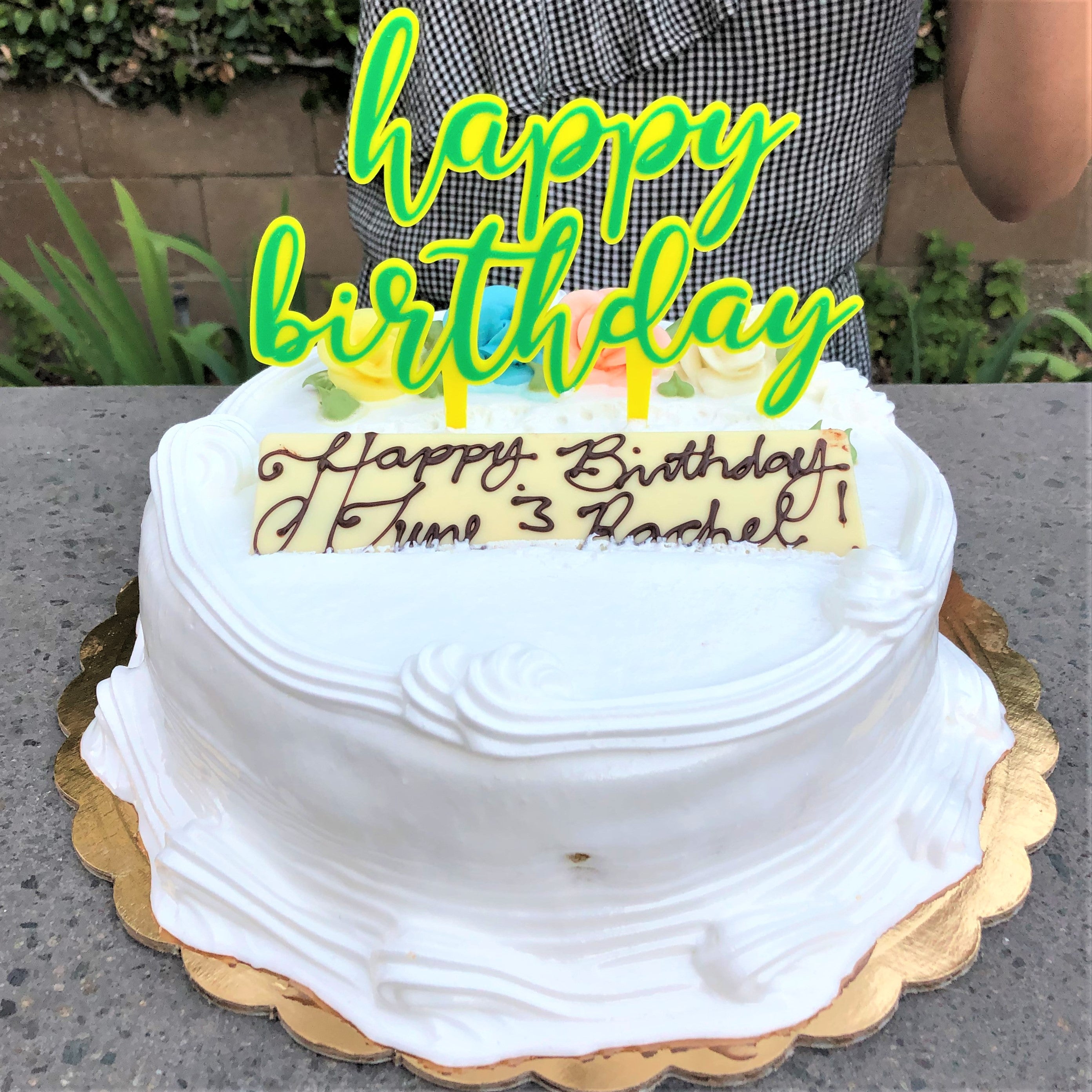 "happy birthday" Cake Topper